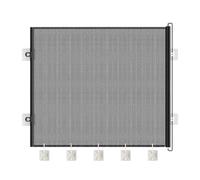 Cat Gate, Retractable Mesh Safety Barrier, Anti-Scratch Mesh, No Drilling Pet Gate for Small Medium Large Breeds, Childproof Indoor Fence for Baby Bunny Kitten Animal Use, 59.06x30.71 inches