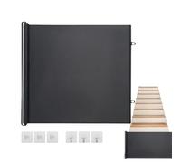 Cat Gate - Retractable Portable Fence, Dog Mesh Gate Pet Enclosure, Adjustable Width 75-110cm, Mesh Screen | For Outdoor Indoor Hallway Staircase Porch Garage Home Kitchen Bedroom Living Room