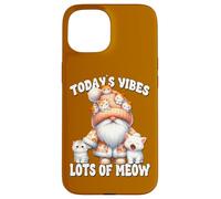 Cat Gnome Graphic And Cute Kitten Funny Saying For Cat Lover Custodia per iPhone 15