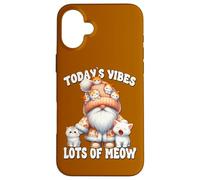 Cat Gnome Graphic And Cute Kitten Funny Saying For Cat Lover Custodia per iPhone 16 Plus