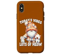 Cat Gnome Graphic And Cute Kitten Funny Saying For Cat Lover Custodia per iPhone X/XS