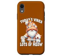 Cat Gnome Graphic And Cute Kitten Funny Saying For Cat Lover Custodia per iPhone XR