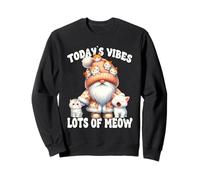Cat Gnome Graphic And Cute Kitten Funny Saying For Cat Lover Felpa
