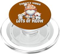 Cat Gnome Graphic And Cute Kitten Funny Saying For Cat Lover PopSockets PopGrip per MagSafe