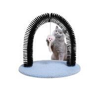 Cat Groomer Indoor - interattivo con graffi, spazzola a setole per la depilazione | Pet Tool per gatti e gattini, cura della bellezza a casa