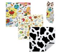 Cat Grooming Bag, Portable Cat Wrap, Self-Adhesive, Adjustable Blanket for Cats, Care Products for Cats, Ear Cleaning, Teeth Brushing, Multifunctional Pet Tool
