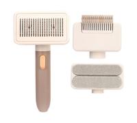 Cat Grooming Brush, Multifunctional Detangler Brush, Portable Pet Care Tool, Reusable Cleaning Accessory 7.48x3.15 Inches for Domestic Cats and Small Animals