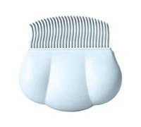 Cat Grooming Brush - Multifunctional Tool, Wide Exterior Comb with Safety Pins, Flexible Silicone Rubber, Efficient Hair Remover, Professional Massager for Families Pet Lovers