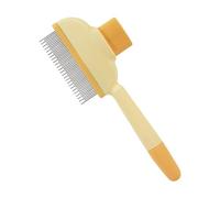 Cat Grooming Comb, Long Short Metal Teeth, Knot Removal, Massage Tool, Comb, Home, Farm, Apartment, Travel Use, Portable And Convenient, Yellow, Green Color