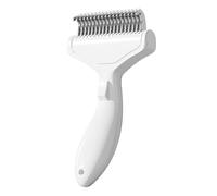 Cat Grooming Comb - Massage Grooming Curved Tool | Dog Coat Comb for Knots, Brush for Long Loose Thick Coat, Kitten Bathroom Accessories, Living Room Tidy, Shelter Travel Kit