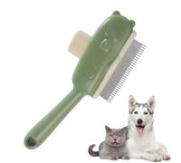 Cat Grooming Comb, Shedding Bear Shape, 8,27 x 2,95 x 0,98 Inches Remove Loose and Reduce, Soft Cleaning Brush for Kitten and Puppy Grooming, Indoor Home Bath, Pet Salon Maintenance Tool
