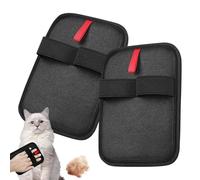 Cat Grooming Gloves, Reusable Dog Hair Remover, 6.69x5.12in Pet Accessories, Portable Furniture Cleaning, Non-Slip Glove Set for Home, Business, and Animals Owners