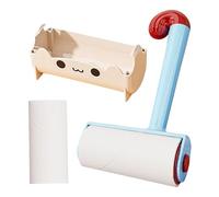 Cat Hair Remover, Dog Roller, Reusable Sticky Scrubber, Cartoon Cat Shape Design, Multifunctional Lint Cleaner, (1 Pack Pink), for Carpet, Sofa, Clothes & Pet