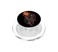 Cat Headless Horseman Jack O Lantern zucca intagliata PopSockets PopGrip per MagSafe