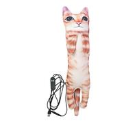 Cat Heating Pad, Electric Soft Cozy Kitten Pillow, 23.6-Inch Long Stuffed Doll, Plush Thermal Portable Mat, Perfect for Teen Girls, Ideal for Warm Comfort and Relaxation