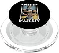 Cat Hiss Majesty - Gatto divertente in scatola PopSockets PopGrip per MagSafe