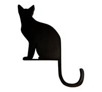Cat Hook, Cat Shaped Key Rack, No Wall Damage Installation, Cute Organizer Design, Decorative Hanging Hooks for Kitchen, Dorm Room, Entryway, Bedroom, Livingroom Use, 7.48x6.5x0.39 inches