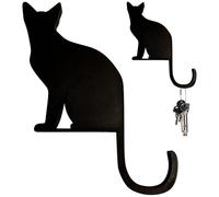 Cat Hook Organizer, Key Holder Rack, 7.48x6.5in Authentic Wall Safe Decorations, Compact Kittens Shaped Design, Entryway Key Holders for Kitchen, Dorm, Living Room Use
