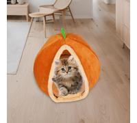 Cat House Snooze Pumpkin Sleeping Cat Bed Cave per gattino cucciolo