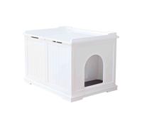 Cat house XL per nascondere la cassetta igienica 75×51×53cm, bianco