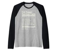 Cat Hugger Fatti nutrizionali Funny Feline Parent Maglia con Maniche Raglan