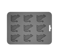 Cat Ice Mold 9-Cavity Reusable Silicone Tray For Cocktails & Drinks