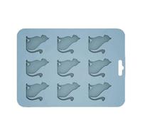 Cat Ice Mold 9-Cavity Reusable Silicone Tray For Cocktails & Drinks