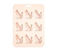 Cat Ice Mold 9-Cavity Reusable Silicone Tray For Cocktails & Drinks