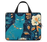 Cat in the Wild - Custodia per computer portatile ultra sottile e impermeabile da 12 pollici, custodia protettiva portatile per computer portatile con cinturino da polso