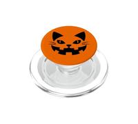 Cat Jack O Lanterna intagliato zucca viso carino fai da te pigro costume PopSockets PopGrip per MagSafe