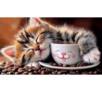 cat Jigsaw Puzzle impossibili 1000 Pezzi Decorazione per la casa. Giochi di Rilassamento e Intelletto per adulti e ragazzi da 14 anni 75x50cm/1000pcs