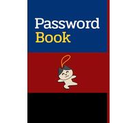 Cat Key Password Book - Cute & Bold Organizer for Safe Password Storage: Unique Red, Blue & Black Password Keeper with Cat-Shaped Key Design | 6x9 Inches | 120 Pages