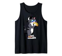 Cat Kids, Pet Cat Eating Taco, Funny Cat Canotta