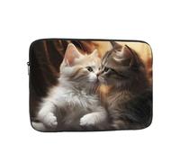 cat kiss Custodia per laptop da 17 pollici, TSA Custodia protettiva per notebook antiurto Custodia protettiva per notebook resistente all'acqua Custodia per il trasporto del computer Valigetta Borse