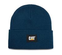 CAT - Label Cuff Beanie - - Accessories - Uomo - Blu - ONE SIZE