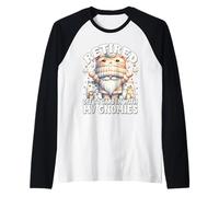 Cat Lady Retirement Saying Funny Gnome For Retired Cat Mom Maglia con Maniche Raglan