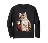 Cat Legge, Come addestrare i Tuoi Umani, Idea Regalo Maglia a Manica