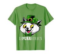 Cat Lepurrchaun St. Patrick's Day Shirt Leprechaun Shamrock Maglietta