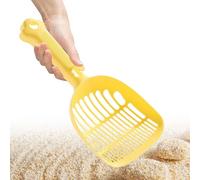 Cat Litter Scoop, Box Cleaning Shovel, 5.31x11.02x2.76 Inches Ergonomic Sifter Tool, Long Handle Accessory for Indoor Pet Kitten Home House Use and Efficient Daily Waste Removal