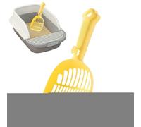 Cat Litter Scoop, Litter Box Scooper, Long Handle Sifter, Ergonomic Cleaning Tool, Pet Waste Shovel for Indoor Hygiene, Home Maintenance, Kitten Care, and Efficient House Use, 5.31x11.02x2.76 Inches