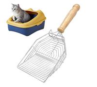 Cat Litter Shovel, Litters Box Sifter, Ergonomic Animal Waste Spade, 11.57x4.53x2.2 Inches Sturdy Cleaning Tool, Cat Scooper for Quick Maintenance, Hard to Reach Spots