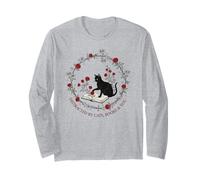 Cat Lover Books Cozy Vintage Floral Book Lover Books Bookworm Maglia a Manica