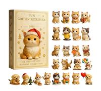 Cat Lover - Christmas Advent Countdown 2025 | 2D Acrylic Cat Ornaments 24 Day Holiday Calendar for Home, Family, Adults, Kids, Vacation, Party Favors or Seasonal Celebration, 10.24x7.09x0.98in