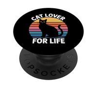 Cat Lover For Life PopSockets PopGrip Adesivo