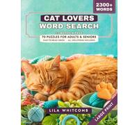 Cat Lovers Word Search: 33 Words a Page