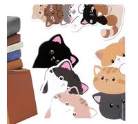Cat Magnetic Bookmark - Design Page Markers Cute, Size with Strong Magnetic Grip for Secure Page Holding Paper Material with for Daily Use Reading Accessories for School Church Library