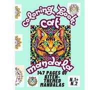 Cat-Mandala N.1+N.2: 147 pages of kitten-themed mandalas