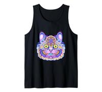 Cat Mandala Pattern Vintage Edition Canotta