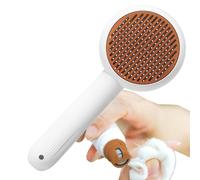 Cat Massage Brush, Electric Pet Nail Grinder, Low Noise Nail Cutter, Ricaricabile Pet Nail Grinder, Portatile Puppy, Removable Handle for Pet, Indoors, Outdoors, Light Coffee Color
