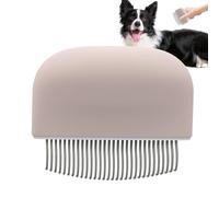 Cat Massaging Comb, Cat Brush Hair Kittens, Gentle Dog Shedding, Pet Grooming Tool, Soft Bristle, Ergonomic Handle, Tangle-Free Design, For Short & Long